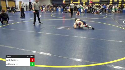 68 lbs Round Of 32 - Alexander Bramer-Kuntz, All American WC vs Julie Fleming, Mat Assassins