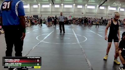 80 lbs Finals (8 Team) - Jon Luke Austin, Contenders WA Blue vs Mitchell Bach, Lake/Armory Red