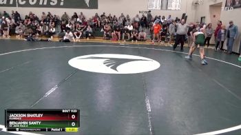 113 lbs Semifinal - Benjamin Santy, St. John Paul II vs Jackson Shatley, Florence