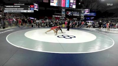 115 lbs Cons. Quarters - Angelina Gochis, IL vs Princessstorm Woody, NJ