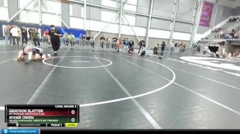 92 lbs Cons. Round 2 - Grayson Slatter, Mt Spokane Wrestling Club vs Ryder Owen, Inland Northwest Wrestling Training Center