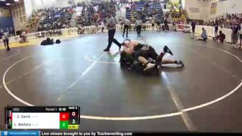 220 lbs Cons. Round 3 - Zahquel Davis, Winter Haven vs Landon Walters, George Jenkins