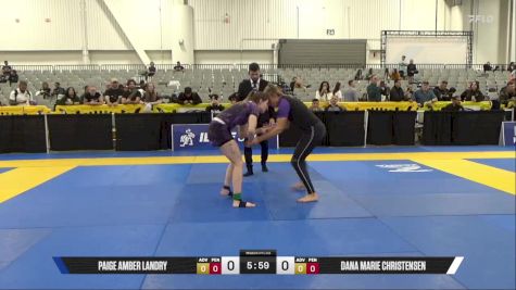 Dana Marie Christensen vs Paige Amber Landry 2025 World IBJJF Jiu-Jitsu No-Gi Championship