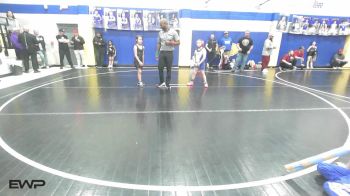 83 lbs Rr Rnd 2 - Katelee Cole, Tulsa Blue T Panthers vs Amelia Burson, PIN Wrestling