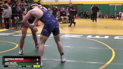 175 lbs Cons. Round 4 - Liam Dillon, Jackson (massillon) vs Antonius Bertone, Perry