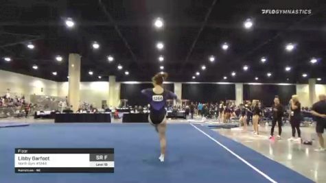 Libby Garfoot - Floor, North Gym #1244 - 2021 USA Gymnastics Development Program National Championships