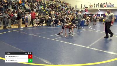 74 lbs Consy 2 - Maddox Thomas, Waynesburg vs Maddox Gavrish, All American WC