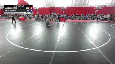 165 lbs Champ. Round 2 - Aaron Howard, Menomonie High School Wrestling vs Diego Torres, Askren Wrestling Academy