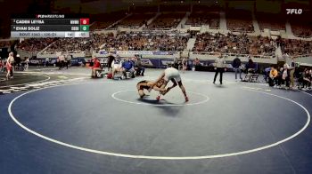 126-D1 Cons. Semi - Evan Soliz, Corona Del Sol High School vs Caden Leyba, Mountain View (Mesa) High School
