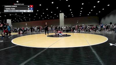 132 lbs Cons. Round 2 - Carson Cusick, KS vs Edric Funk, AR
