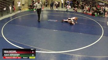 58 lbs Semifinal - Beau Gifford, Aniciete Training Club vs Kaius Hermansen, Uintah Jr High Wrestling