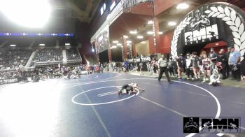 58 lbs Quarterfinal - Sawyer Teppo, Sturgis Youth WC vs Connor Moody, Athlos Wrestling