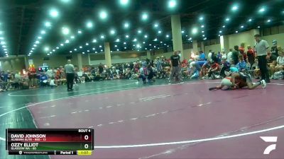 116 lbs Champ Round 1 (16 Team) - David Johnson, Alabama Elite - Red vs Ozzy Elliot, Glasgow WA