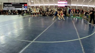130 lbs Quarters - Izzy LeVine, Arizona vs Alanna Harwell, California