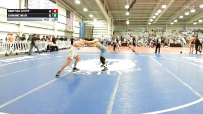 160 lbs Round Of 64 - Kristian Scott, LA vs Dominic Blue, NC