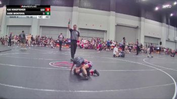 44 lbs Round 3 (8 Team) - Kai Kingfisher, GA United Red vs Jude Montoya, Takedown Elite