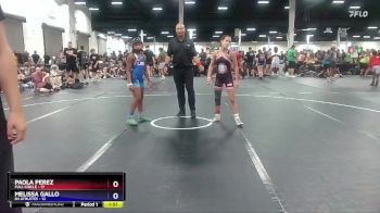 102 lbs Round 7 (8 Team) - Melissa Gallo, 84 Athletes vs Paola Perez, Full Circle