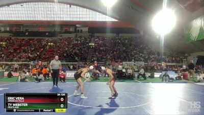 3A 126 lbs Champ. Round 1 - Ty Webster, Fruitland vs Eric Vera, American Falls