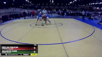 132 lbs Cons. Round 2 - Declan Finucan, Barron G Collier vs Brandon Karr, Spring Valley