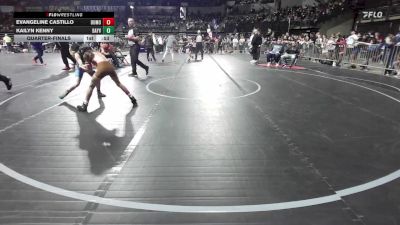 75 lbs Quarterfinal - Evangeline Castillo, Dumont Rec. Wrestling vs Kailyn Kenny, Bayville