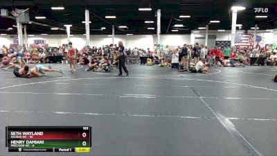 165 lbs Round 4 (6 Team) - Henry Damiani, Precision WC vs Seth Wayland, Validus WC