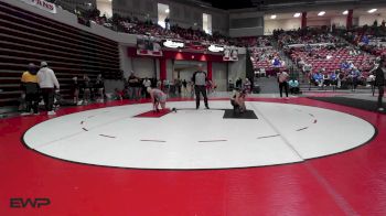 138 lbs 5th Place - Clarke Gingrich, Yukon vs Alicia Gonzalez, Jay HS