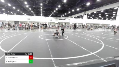 86 lbs Semifinal - Ari Sobaje, The Empire vs Tristan Guarnes, Mat Demon WC