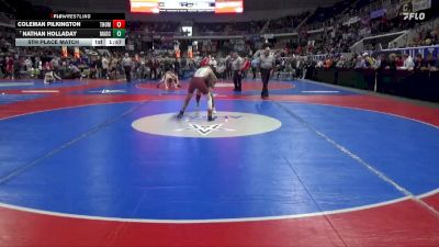 1A-4A 113 5th Place Match - Nathan Holladay, Madison County vs Coleman Pilkington, Thomasville HS