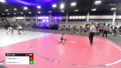 66 lbs Semifinal - Nathan Beckham, Ocrtc vs Kyler Robinson, Shootbox WC