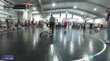 90 lbs Rr Rnd 2 - Rylan Henry, Brushy Wrestling Club vs Crew Card, Tulsa Blue T Panthers