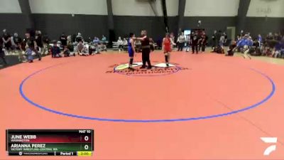 127 lbs Round 3 - June Webb, Washington vs Arianna Perez, Victory Wrestling-Central WA