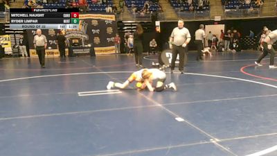75 lbs Round Of 32 - Mitchell Haught, Canon-McMillan vs Ryder Limpar, Northampton
