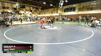 190 lbs Quarterfinal - David Rapp Jr, Central East vs Brady Wight, Vacaville