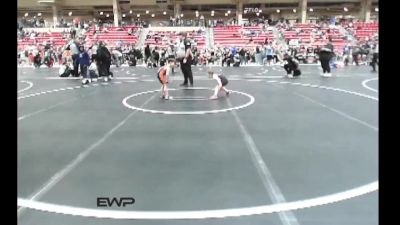 43 lbs Quarterfinal - Evander Cole, Maize vs Hayes Jobe, Bonner Springs