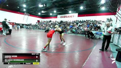 120 lbs Cons. Round 1 - Ricardo Rodriguez, Santa Fe vs Jaiden Webb, Great Oak