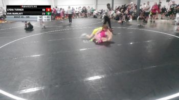 130 lbs Round 3 - Lydia Turner, Mighty Warriors vs Eva Marlatt, Storm
