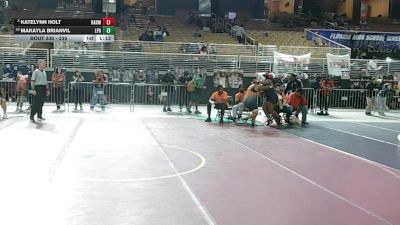 235 lbs Cons. Round 3 - Katelynn Holt, Harmony vs Makayla Brianvil, Lincoln Park Academy