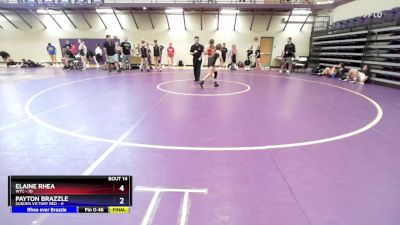 105 lbs Round 4 (10 Team) - Alexis Nagel, WTC vs Kenzie Nondorf, Sudden Victory Red