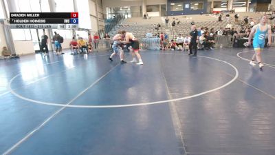215 lbs Cons. Quarters - Draden Miller vs Holden Hoiness, Billings Wrestling Club