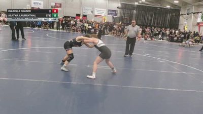 135 lbs Champ. Rd Of 64 - Alayna Laubenthal, BTWC vs Isabelle Singer, ISI