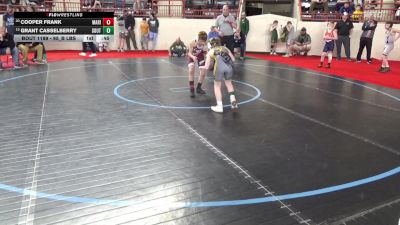 95_B lbs Round Of 32 - Cooper Frank, Marion Center vs Grant Casselberry, Southern Tioga