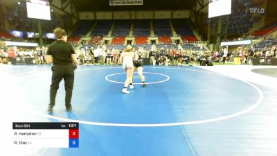 152 lbs Cons 32 #2 - Rowan Hampton, Oregon vs Rosalynn Diaz, California