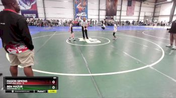 64 lbs Rd# 1 9:00am Friday - Ben Mazur, Westshore D.S vs Mason Simons, Maryland GOLD