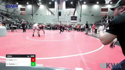 100 lbs 3rd Place - Easton Cody, Broken Arrow Wrestling Club vs Kayden Walker, Tulsa Blue T Panthers