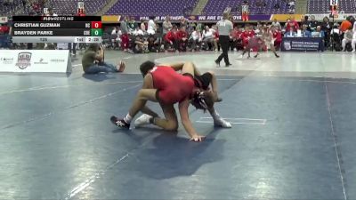125 lbs Round 1 (16 Team) - Christian Guzman, North Central vs Brayden Parke, Coe