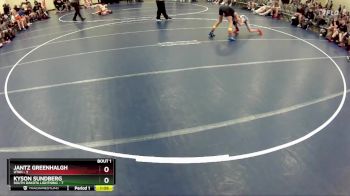 90 lbs Round 1 (6 Team) - Jantz Greenhalgh, Utah vs Kyson Sundberg, South Dakota Lightning