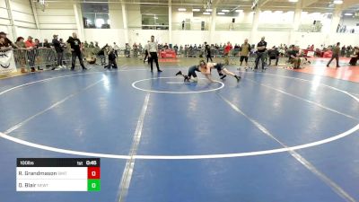 100 lbs Consi Of 8 #1 - Reid Grandmason, Smitty's Wrestling Barn vs Owen Blair, Newtown