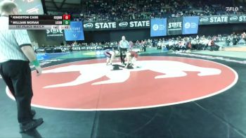 Boys 1A 157 lbs 1st Place Match - Kingston Case, Hoquiam vs William Moran, Life Christian Academy