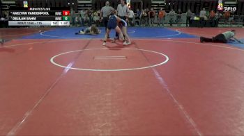 115 lbs Semifinal - Kaelynn Vanderpool, Catahoula Wrestling vs Delilah Bahm, Team Champs