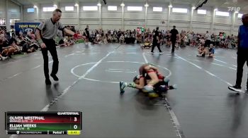 76 lbs Quarterfinals (8 Team) - Elijah Weeks, Killer Elite vs Oliver Westphal, Brawler Elite